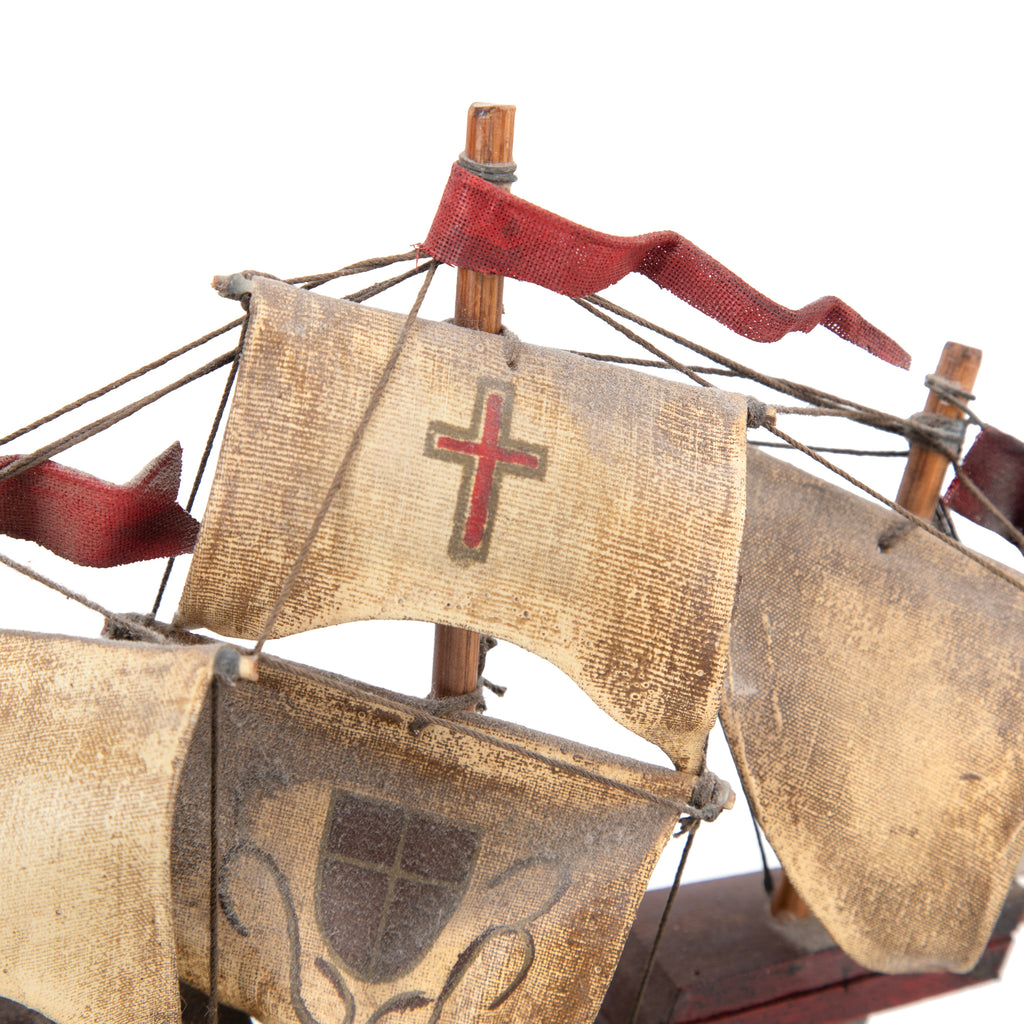 Painted Model Ship