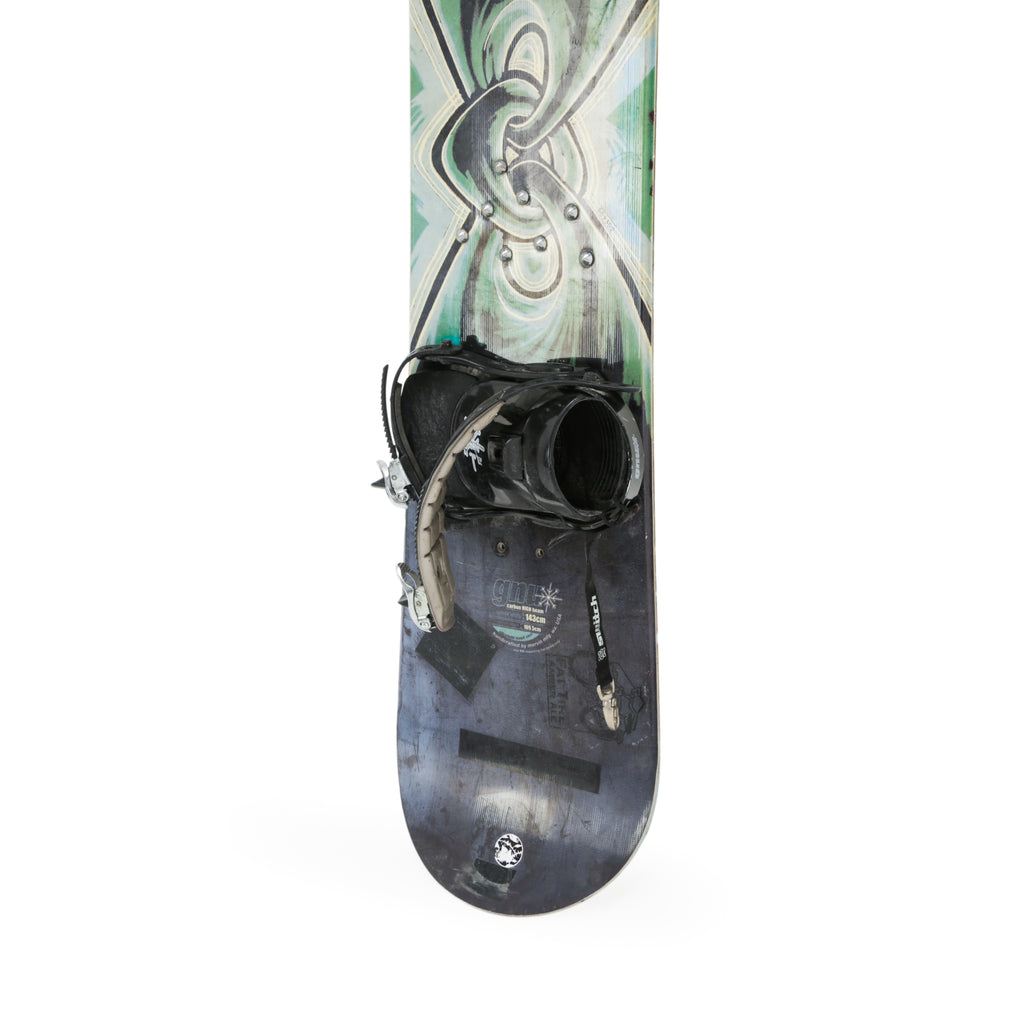 Black Sims ATV 155 Snowboard