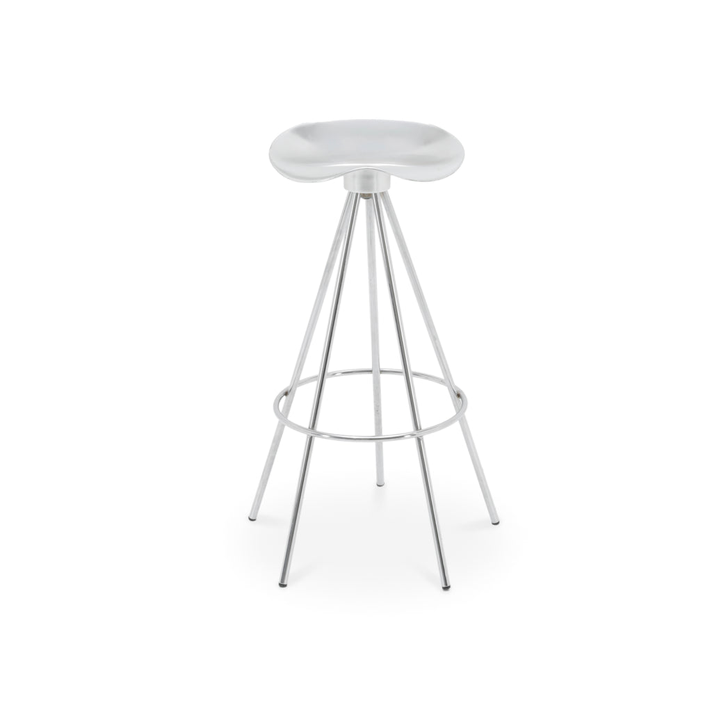 Silver/Chrome Saddle Bar Stools