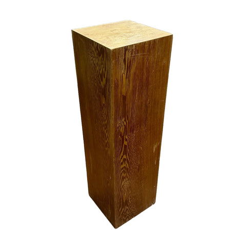 Natural Wood Pedestal