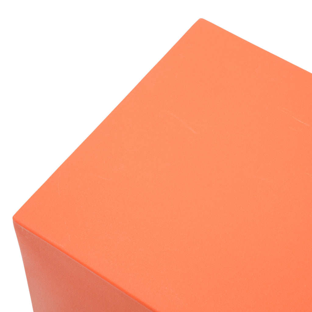 Yellow & Orange Minimalist Geometric Block Stool