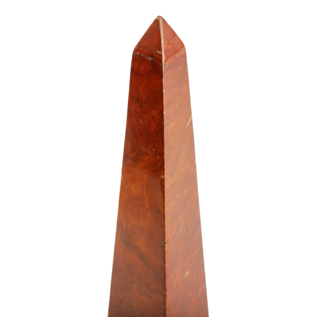Reddish Brown Obelisk with Dark Base