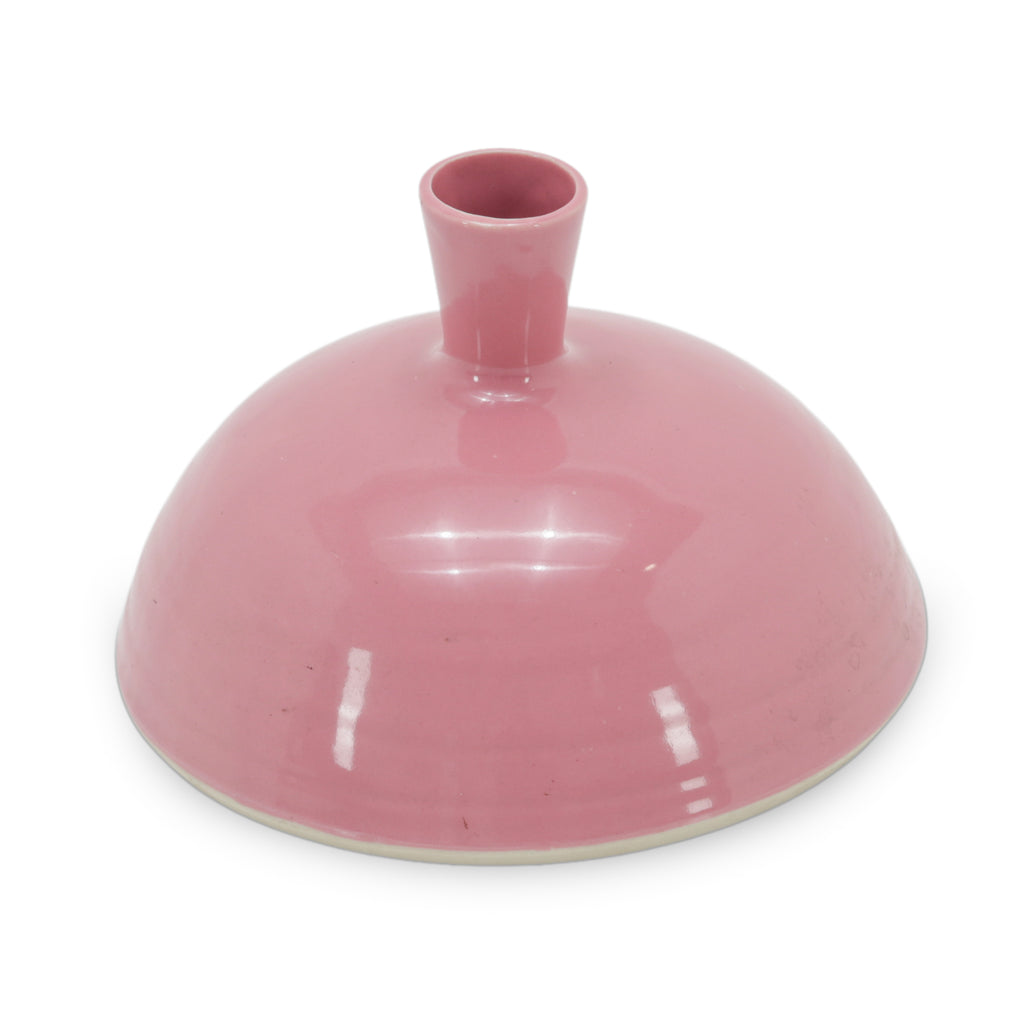 Pink Dome-Shaped Ceramic Vase