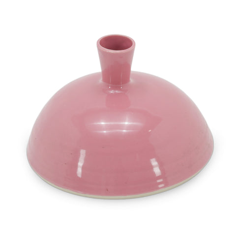 Pink Dome-Shaped Ceramic Vase