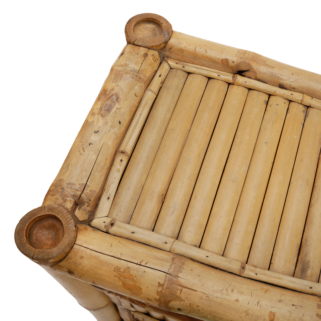 Bamboo Single-Door Nightstand