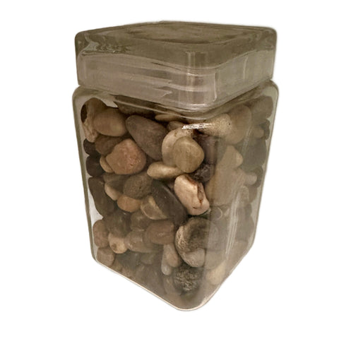 Square Jar of Rocks