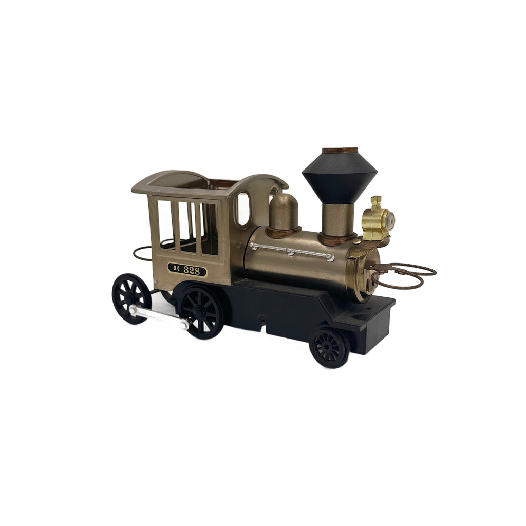 Gold & Black Metal Vintage Train Model