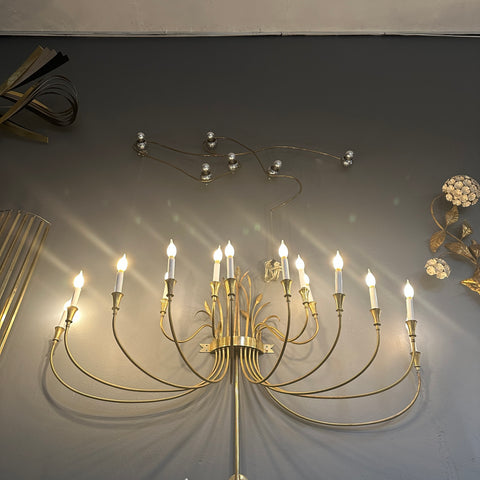 Gold Multi-Arm Candle Style Wall Sconce