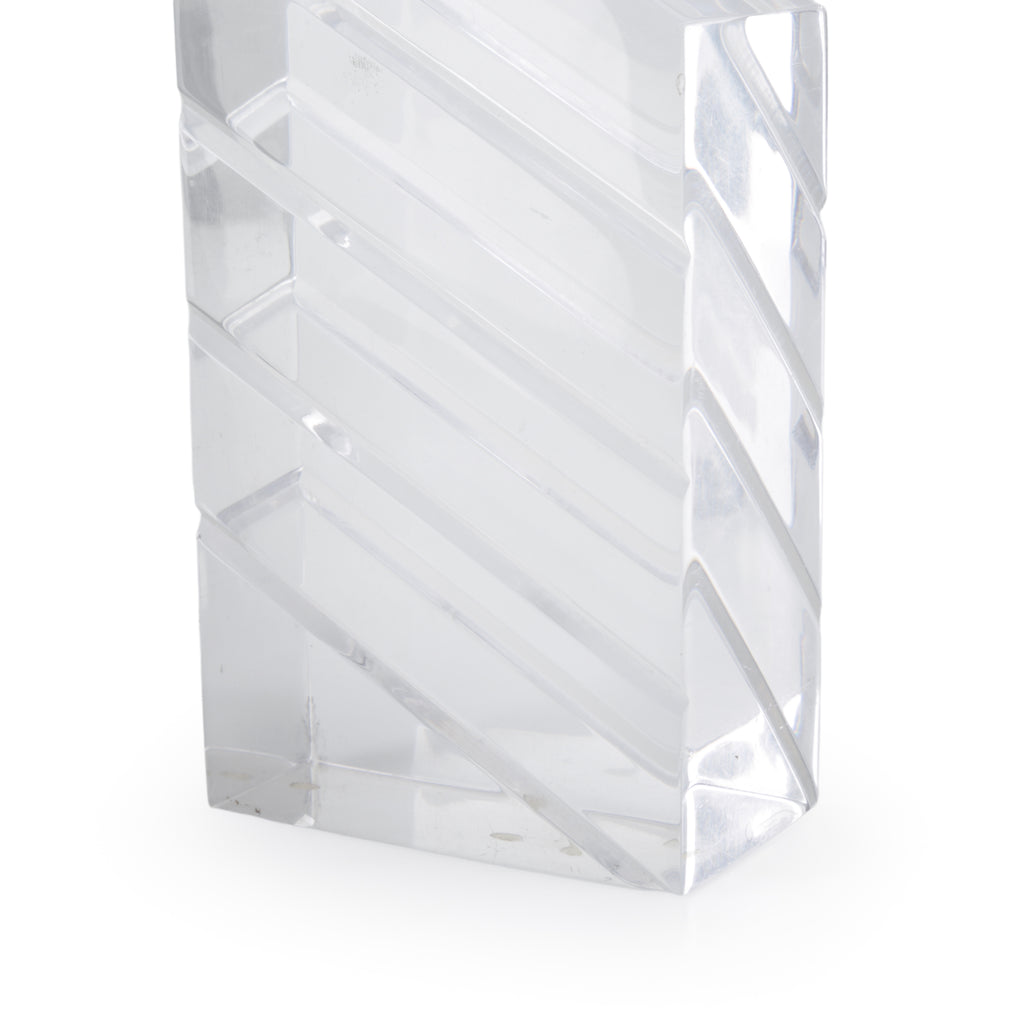 Clear Acrylic Slanted Rectangular Blocks
