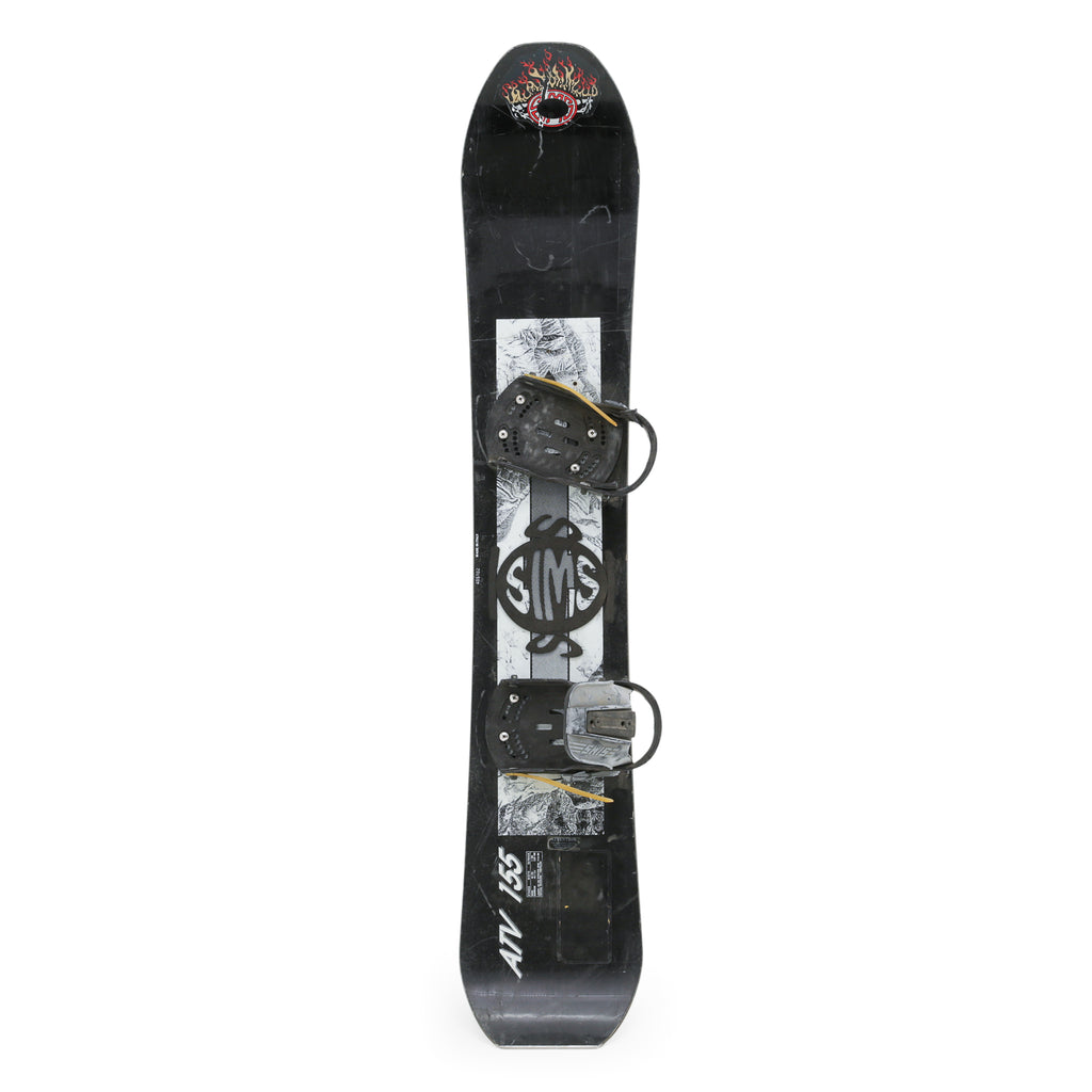 Black Sims ATV 155 Snowboard