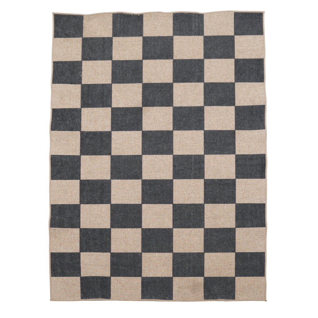 Woven Checkerboard Rug