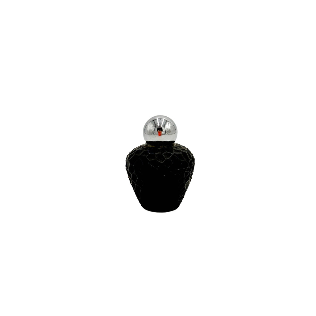 Black Textured Glass Perfume Bottle