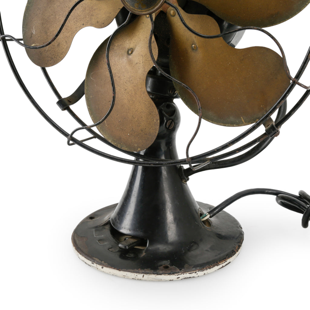 Emerson Brass Blade Desk Fan