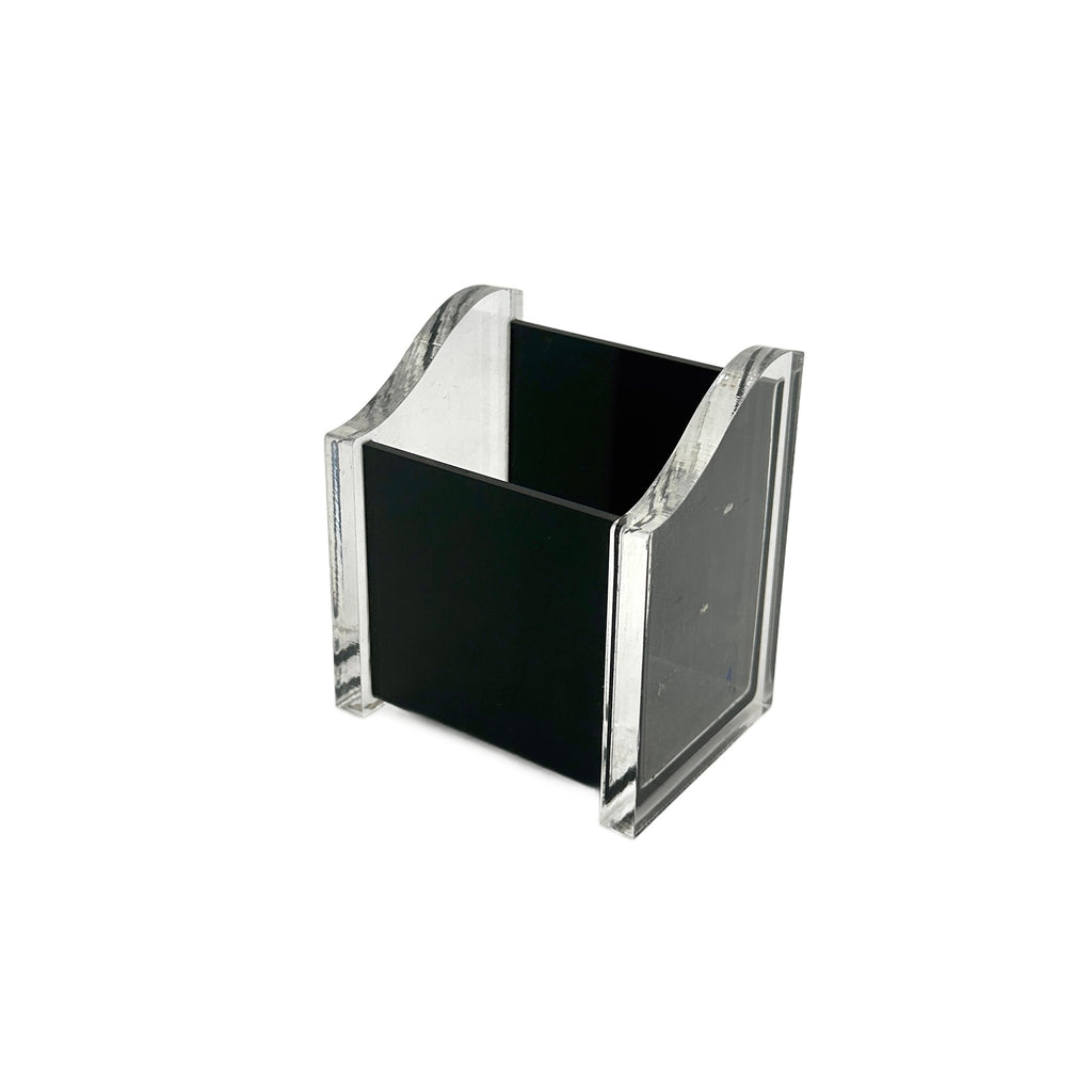 Black and Acrylic Pen Holder