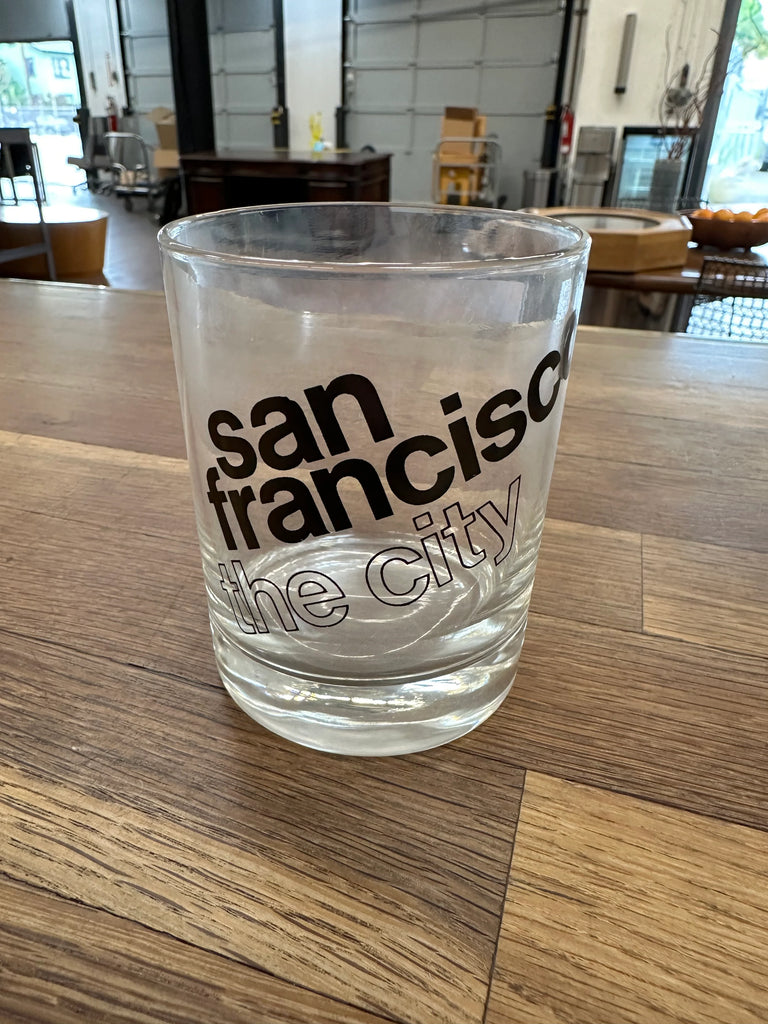 Glass "San Francisco The City" Tumbler