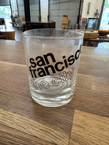 Glass "San Francisco The City" Tumbler