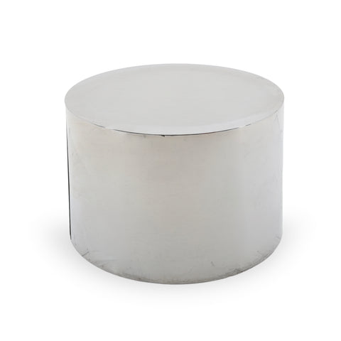 Silver Cylindrical Pedestal/Podium