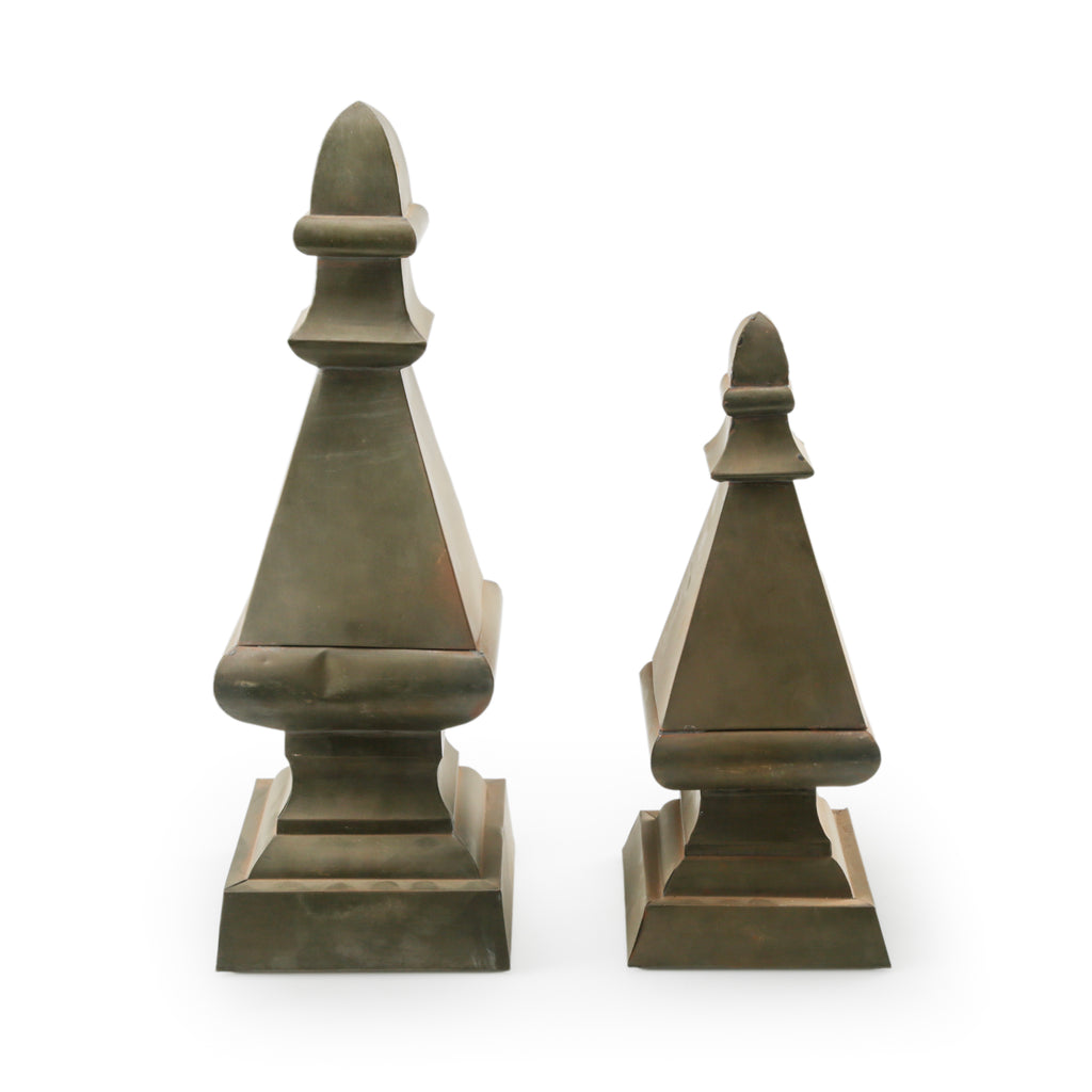 Ornate Metal Pyramid / Obelisk (Various Sizes)