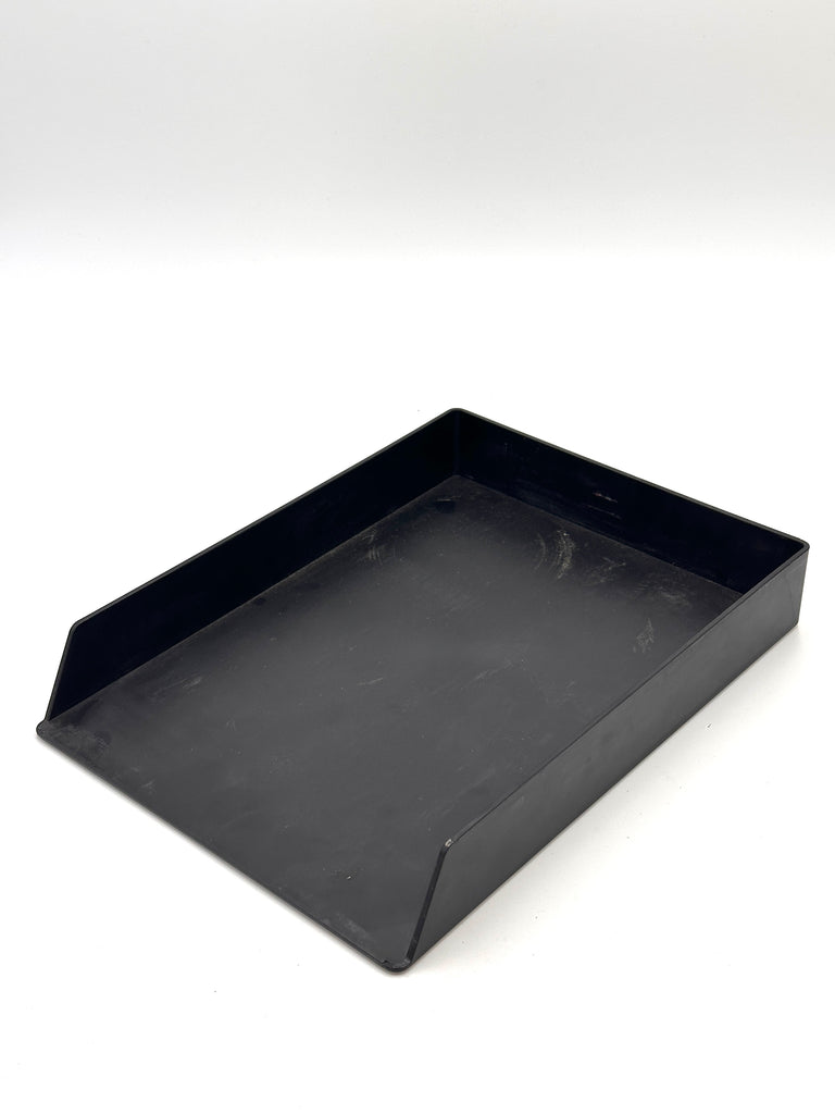 Black Matte Document Paper Tray