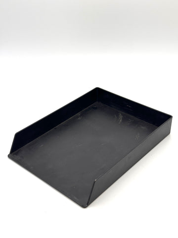 Black Matte Document Paper Tray
