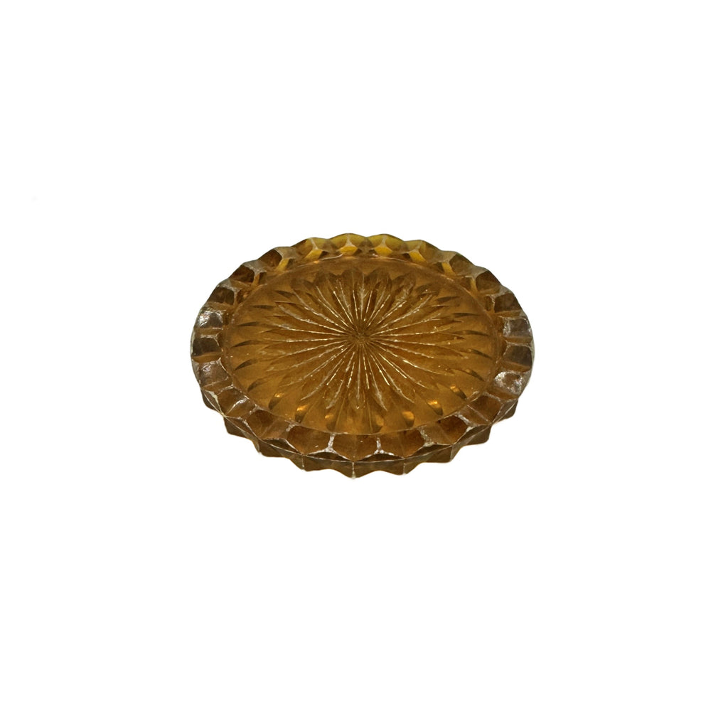Vintage Amber Acrylic Coaster