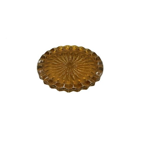 Vintage Amber Acrylic Coaster