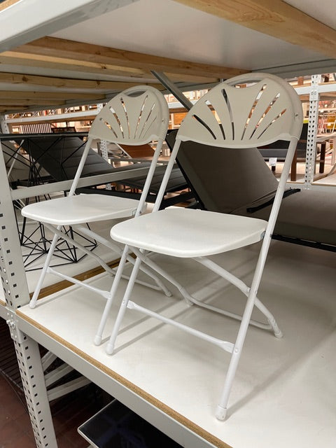 White Folding Chair