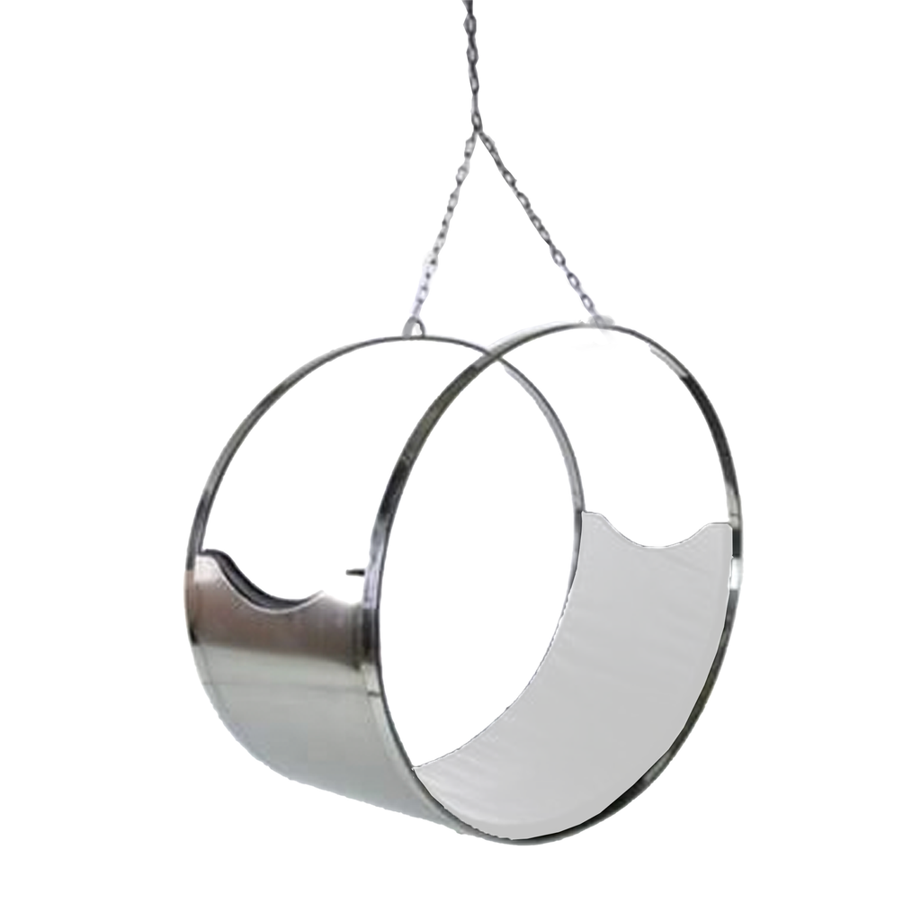 Chrome Circle Hanging Chair