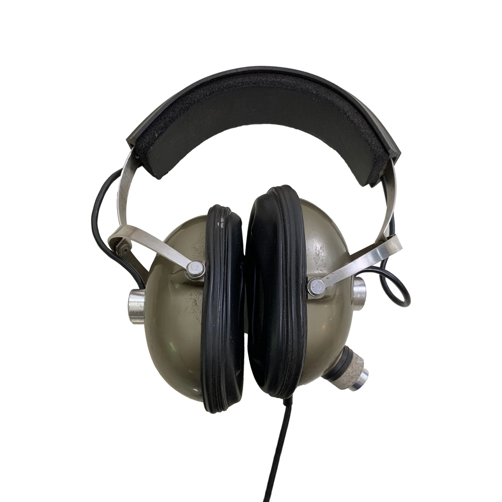Olive Green & Black Koss Vintage Headphones