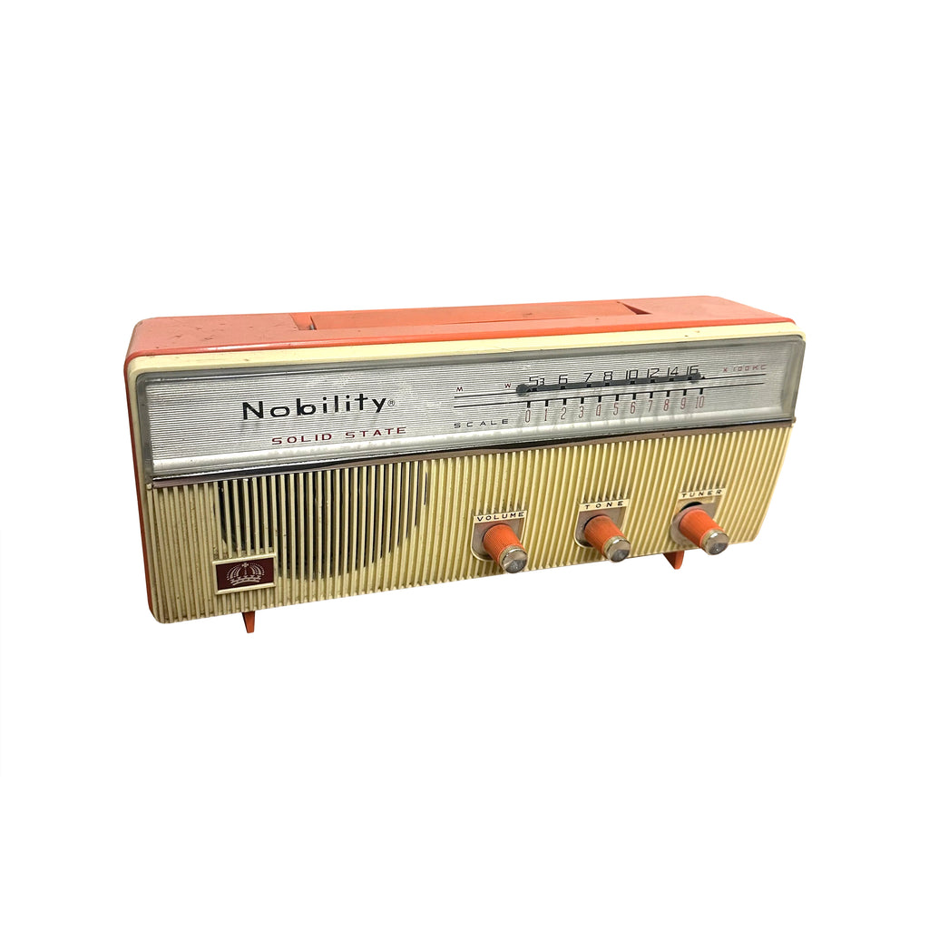 Nobility Solid State Vintage Orange Radio