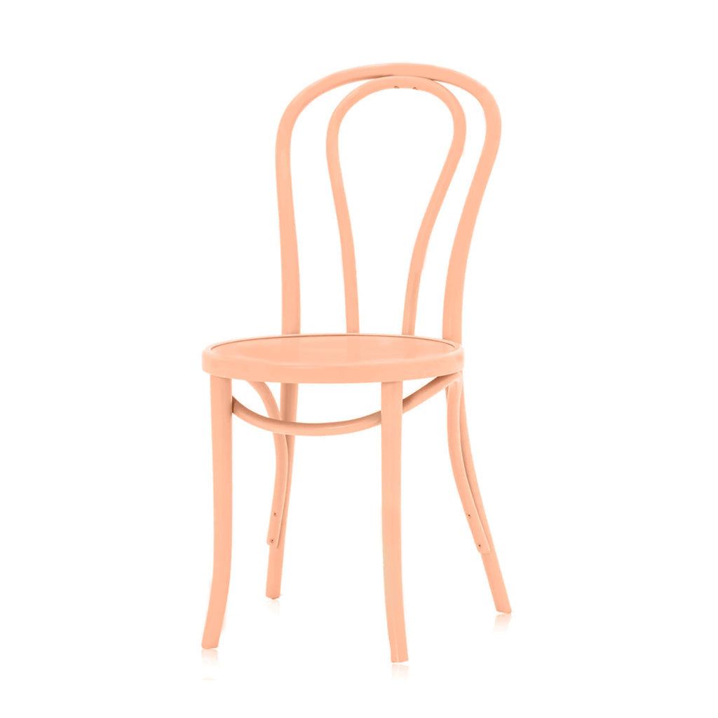 Peach Contemporary Bistro Dining Chair