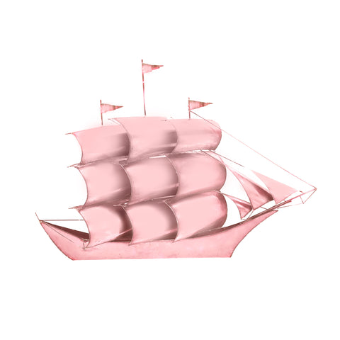 Pink Ship Wall Hanging