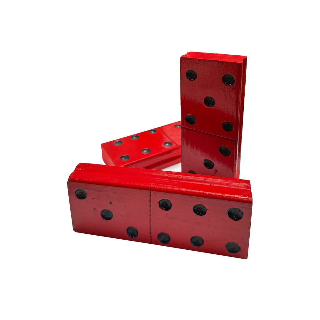 Red Wooden Dominos (A+D)