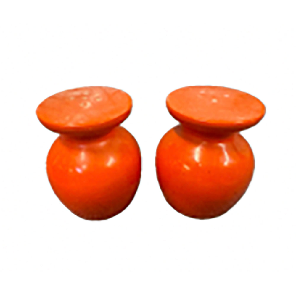 Orange Salt And Pepper Shakers