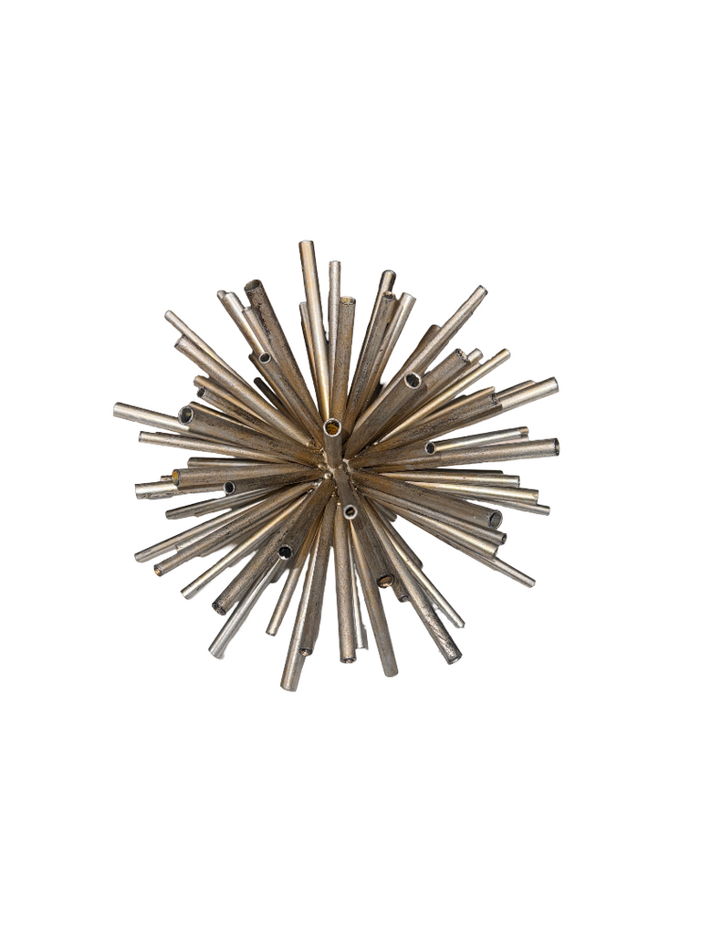 Metal Sea Urchin Sculpture