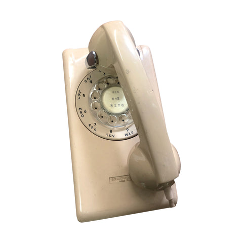 Stromberg-Carlson Beige Rotary Wall Phone