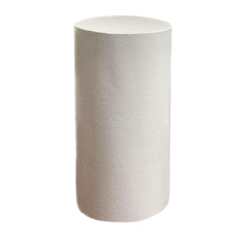 White Cylinder Pedestal