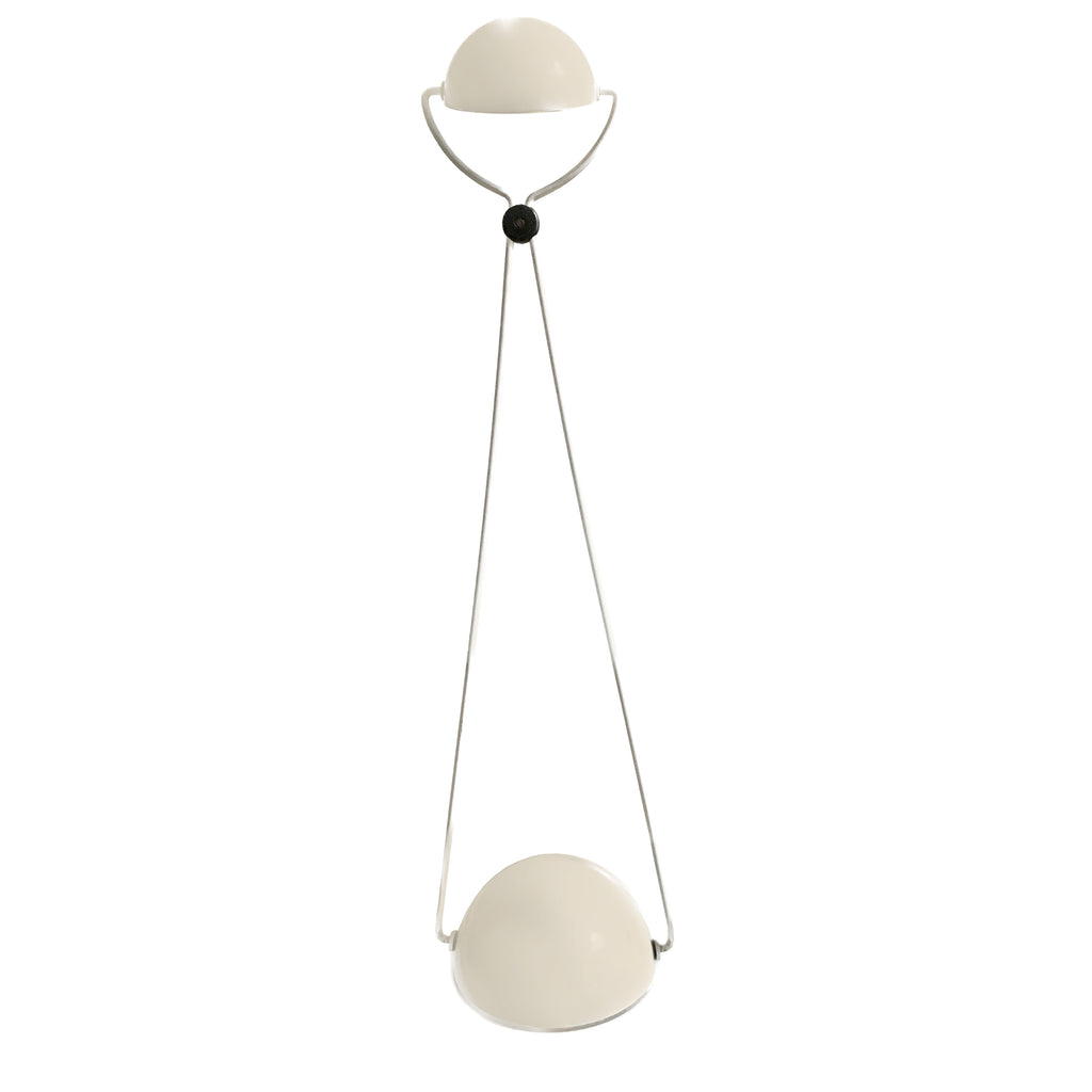 White Wire Dome Table Lamp