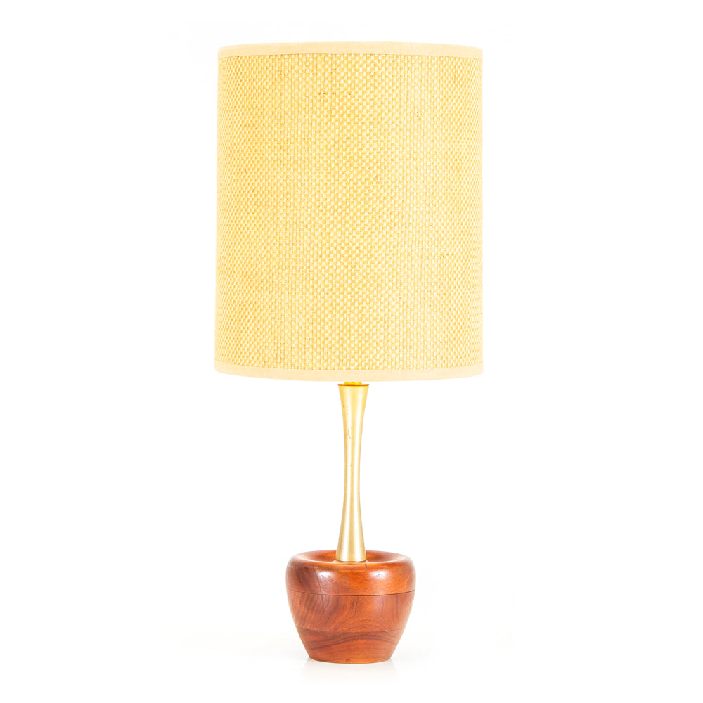 Brass Mid Century Apple Lamp
