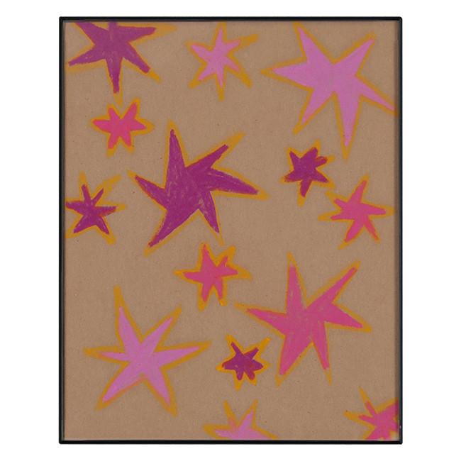 0238 (A+D) Jr Stars Pink (8" x 10")