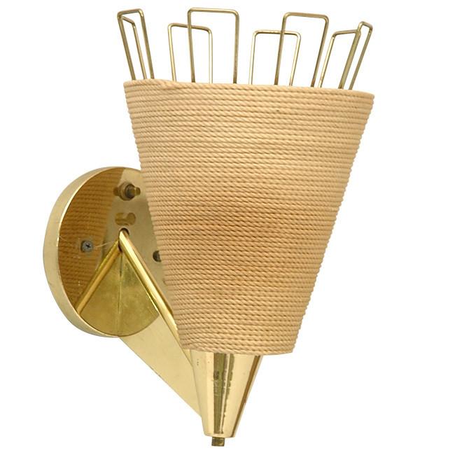 Brass Rope Sconce