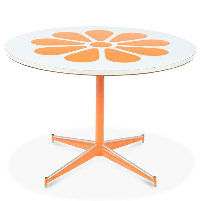 Orange Slice Round Kitchen Table