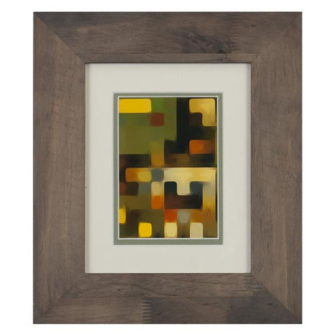 0172 (A+D) Green Dogs Abstract