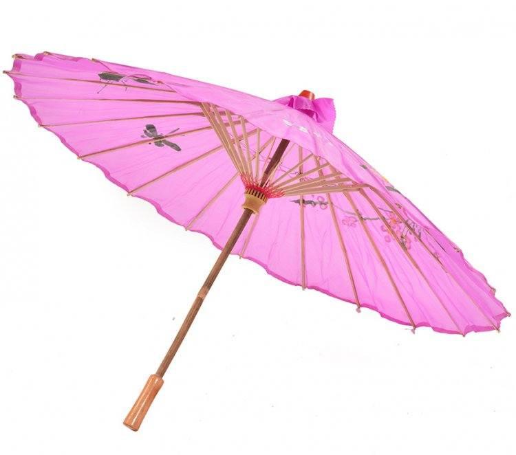 Yellow Umbrella Holder with 5 Parasols (A+D)