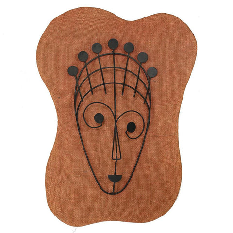 Orange Back Face Sculpture