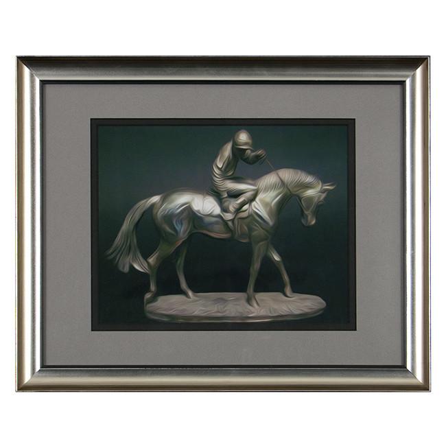 0185 (A+D) Silver Horse Rider