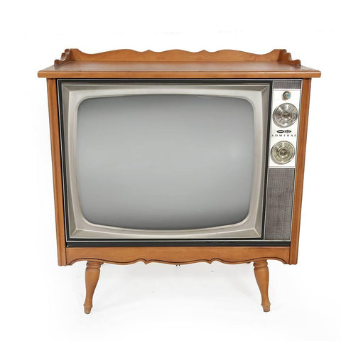 Light Wood Admiral Console TV