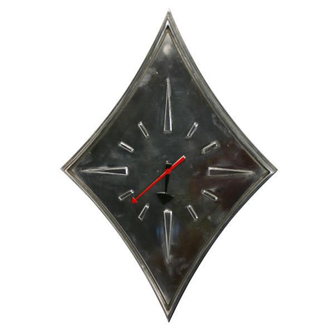 Diamond Chrome Wall Clock