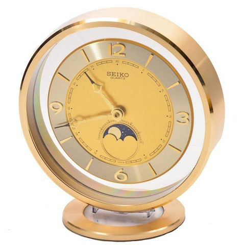 Seiko - Round Gold Clock