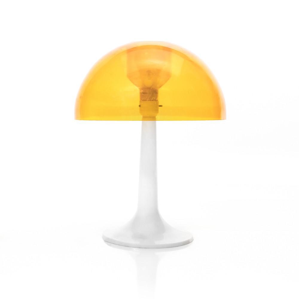 Plastic Yellow Table Dome Lamp